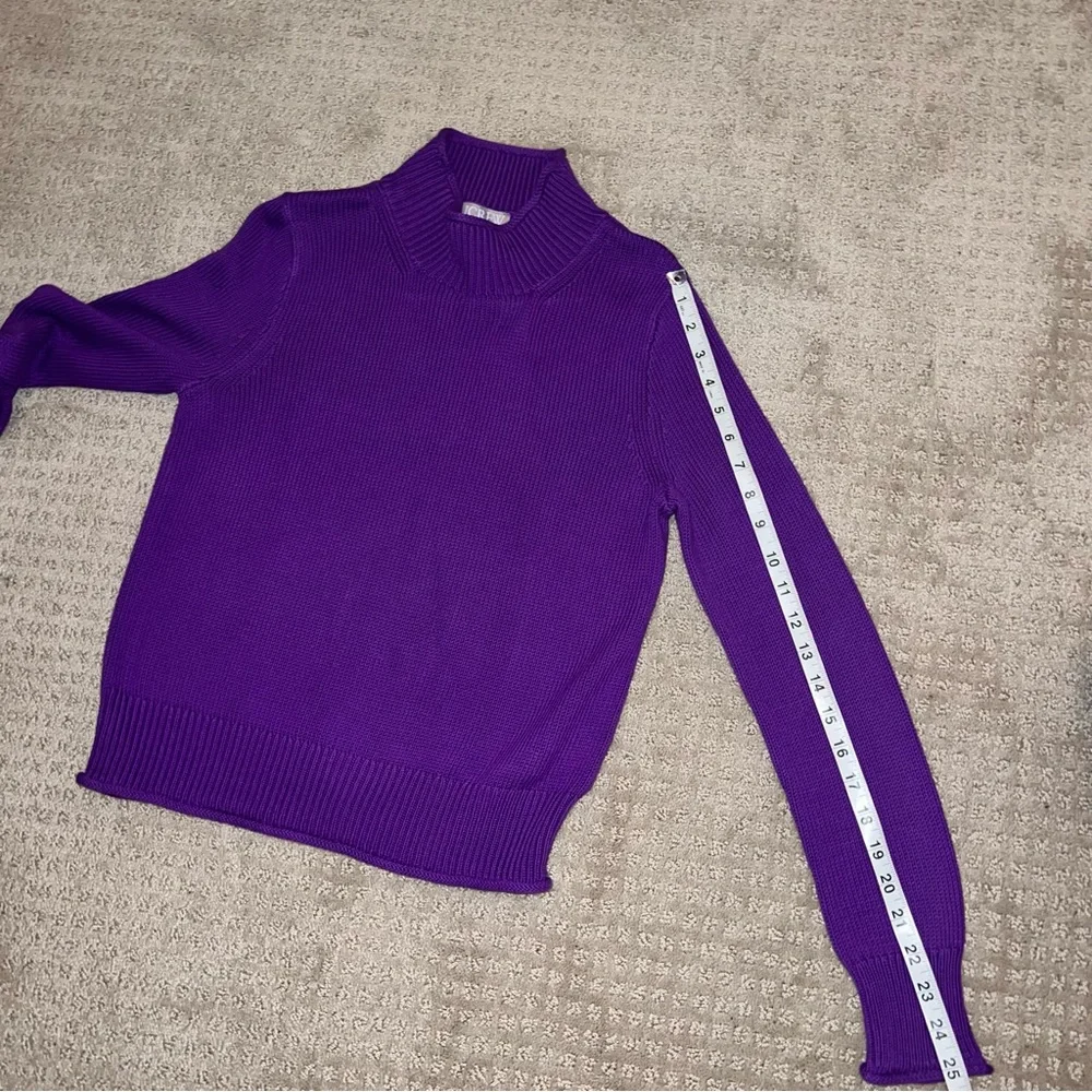 NWT J. Crew New Heritage Rollneck Trade Sweater Dark Iris XS